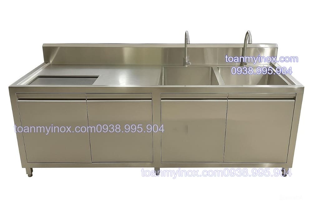 chậu rửa inox có tủ (2)